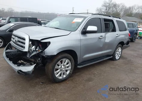 2012 Toyota Sequoia Platinum 5.7L V8 from USA, damaged, VIN 5TDDW5G1XCS062910